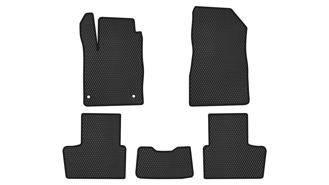 EVAtech NS11074CV5AV2RBB Floor mats for Nissan Juke (2019-), schwarz NS11074CV5AV2RBB