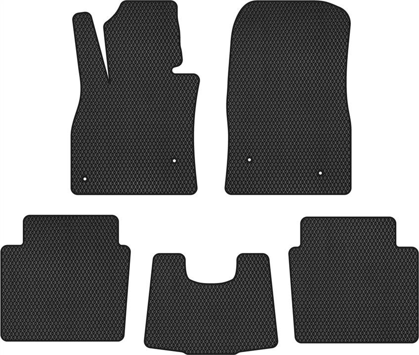 EVAtech MZ3148C5VL4RBB Floor mats for Mazda 6 (2012-2017), black MZ3148C5VL4RBB