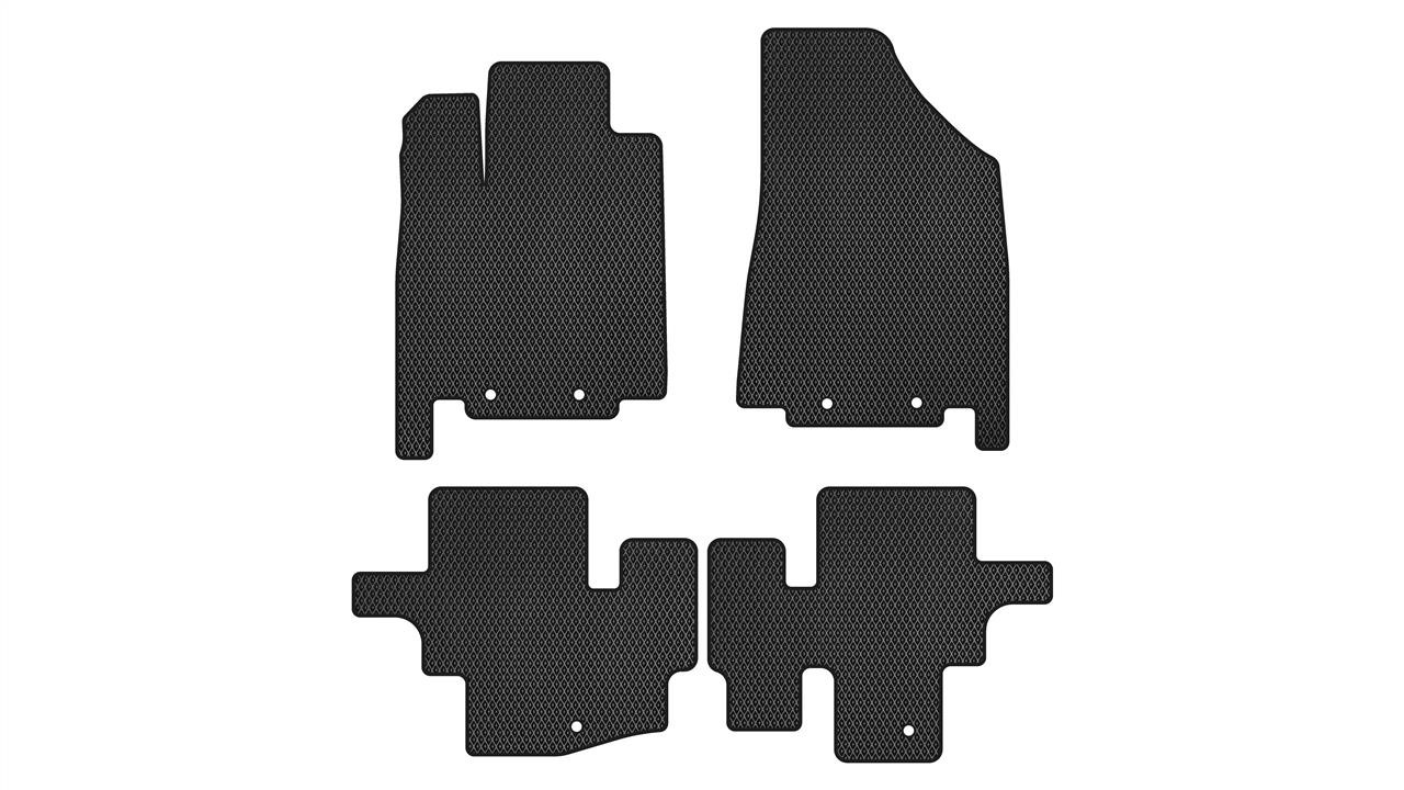 EVAtech NS3191PV4TL6RBB Floor mats for Nissan Pathfinder (2014-), schwarz NS3191PV4TL6RBB
