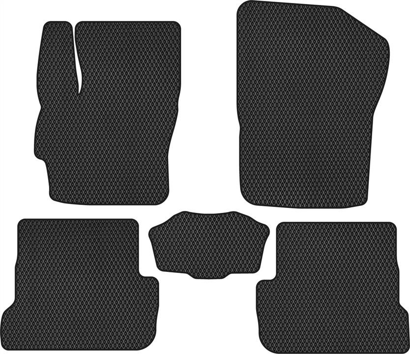 EVAtech MZ3134C5RBB Floor mats for Mazda 3 (2004-2009), black MZ3134C5RBB