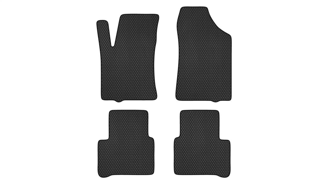 EVAtech NS3195PV4RBB Floor mats for Nissan Teana (2014-), black NS3195PV4RBB