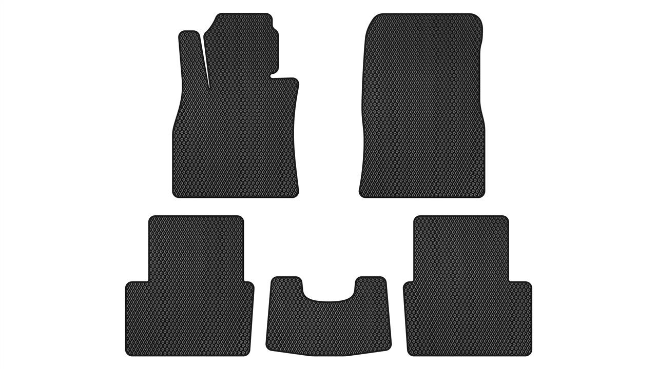 EVAtech MZ3140C5RBB Floor mats for Mazda 3 (2013-2019), black MZ3140C5RBB