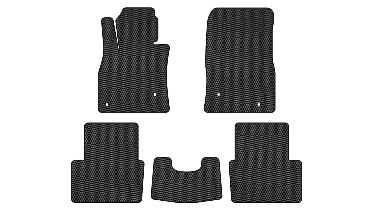 EVAtech MZ3142C5VL4RBB Floor mats for Mazda 3 (2013-2019), black MZ3142C5VL4RBB