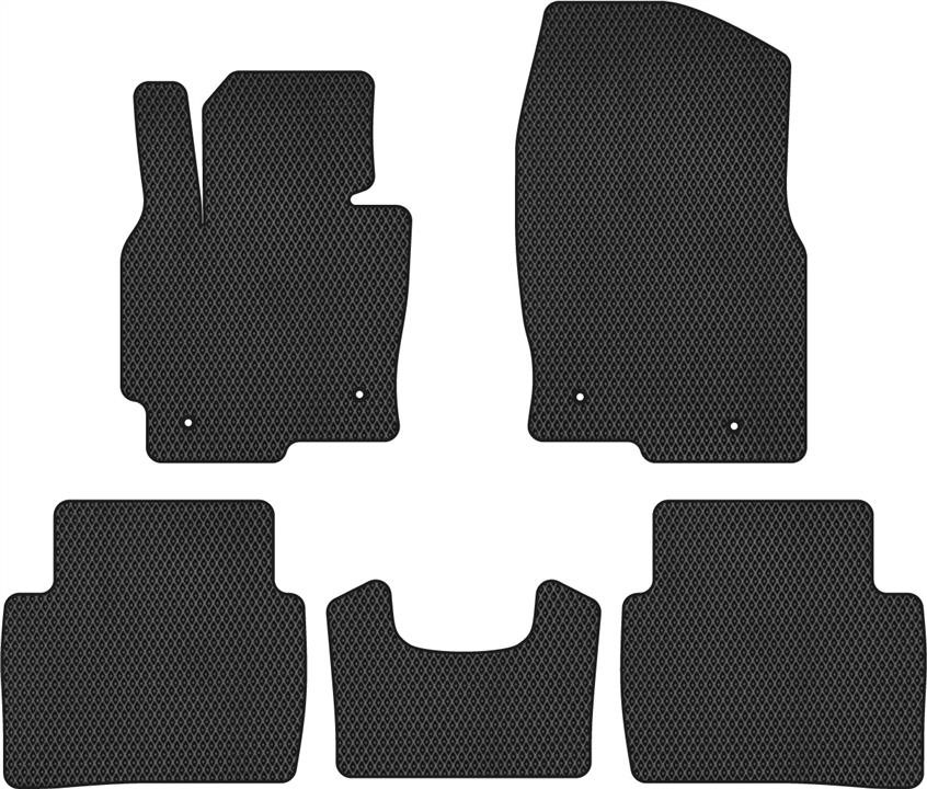 EVAtech MZ3149C5VL4RBB Floor mats for Mazda CX-5 (2012-2017), schwarz MZ3149C5VL4RBB