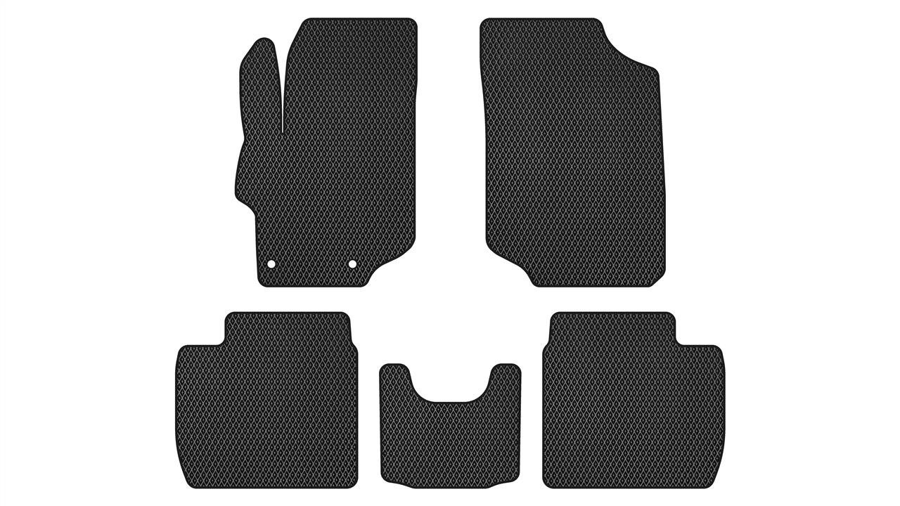 EVAtech PT3328CV5CP2RBB Floor mats for Peugeot 301 (2012-), black PT3328CV5CP2RBB