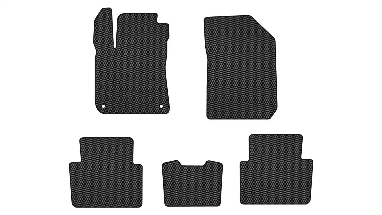 EVAtech PT1825CV5CP2RBB Floor mats for Peugeot 308 (2014-2021), black PT1825CV5CP2RBB