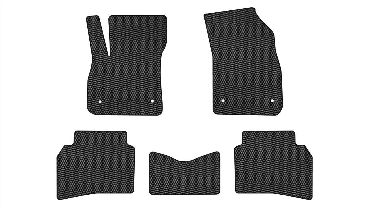EVAtech OL1823C5AV4RBB Floor mats for Opel Insignia (2017-), schwarz OL1823C5AV4RBB