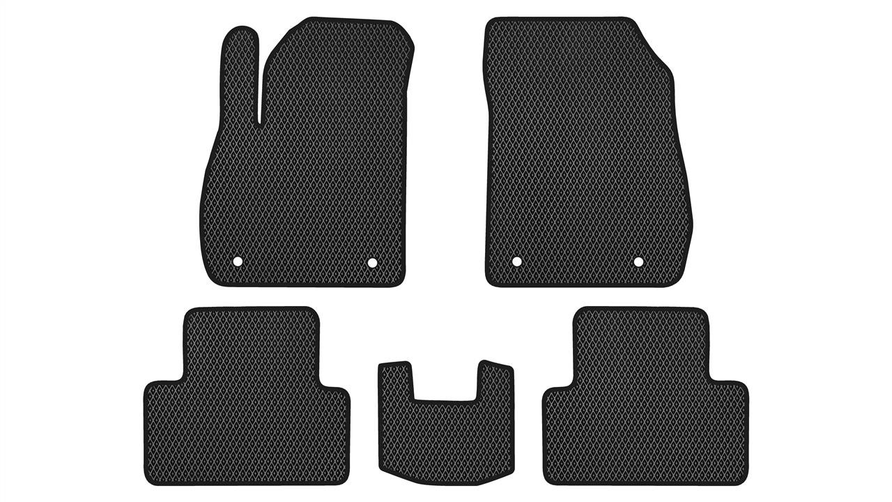 EVAtech OL51213C5AV4RBB Floor mats for Opel Zafira Tourer C (2012-2019), schwarz OL51213C5AV4RBB