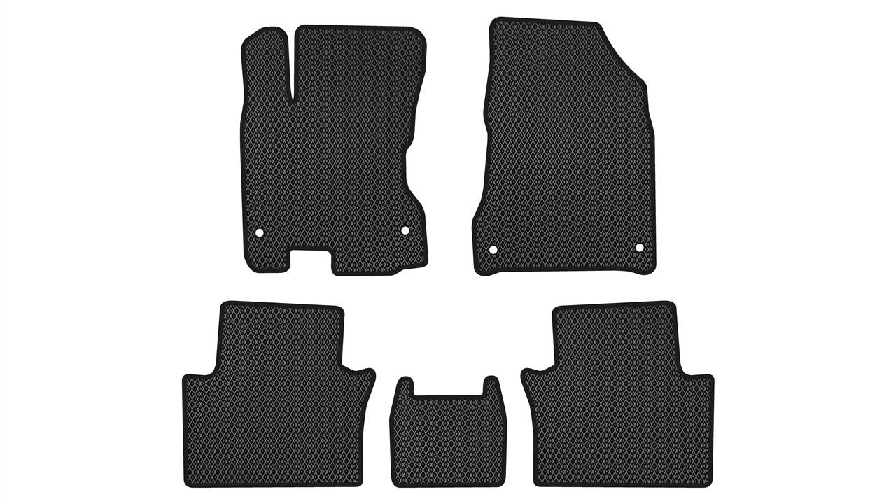 EVAtech RT11166CV5AV4RBB Floor mats for Renault Koleos (2008-2016), black RT11166CV5AV4RBB