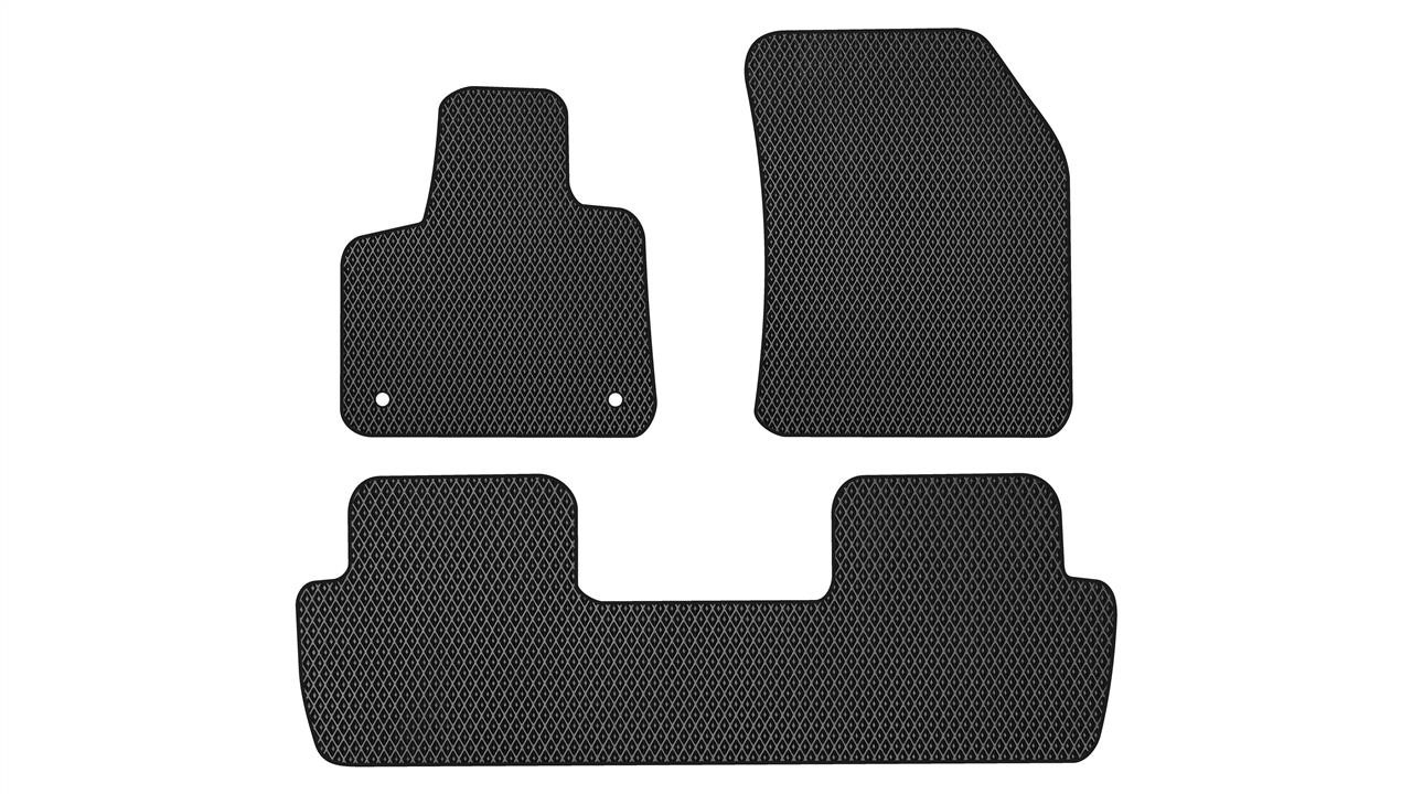 EVAtech PT1714ZG3CP2RBB Floor mats for Peugeot 5008 (2020-), schwarz PT1714ZG3CP2RBB