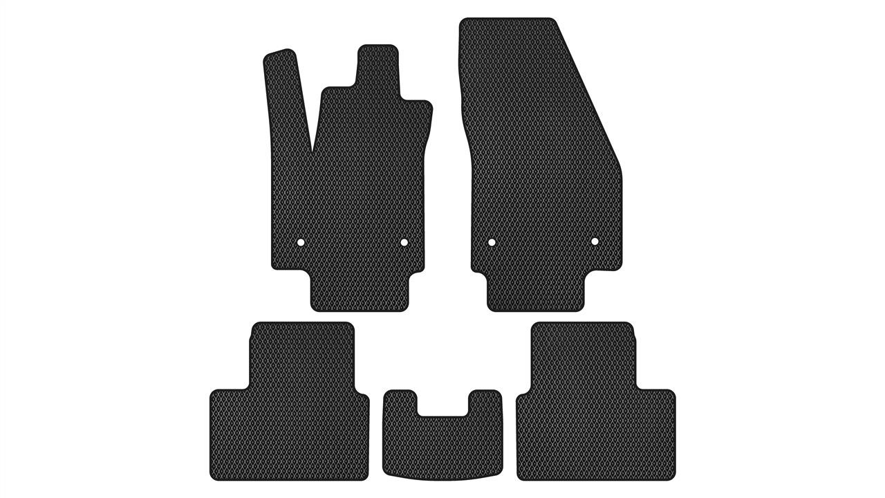 EVAtech OL3385CV5AV4RBB Floor mats for Opel Meriva (2010-2018), schwarz OL3385CV5AV4RBB