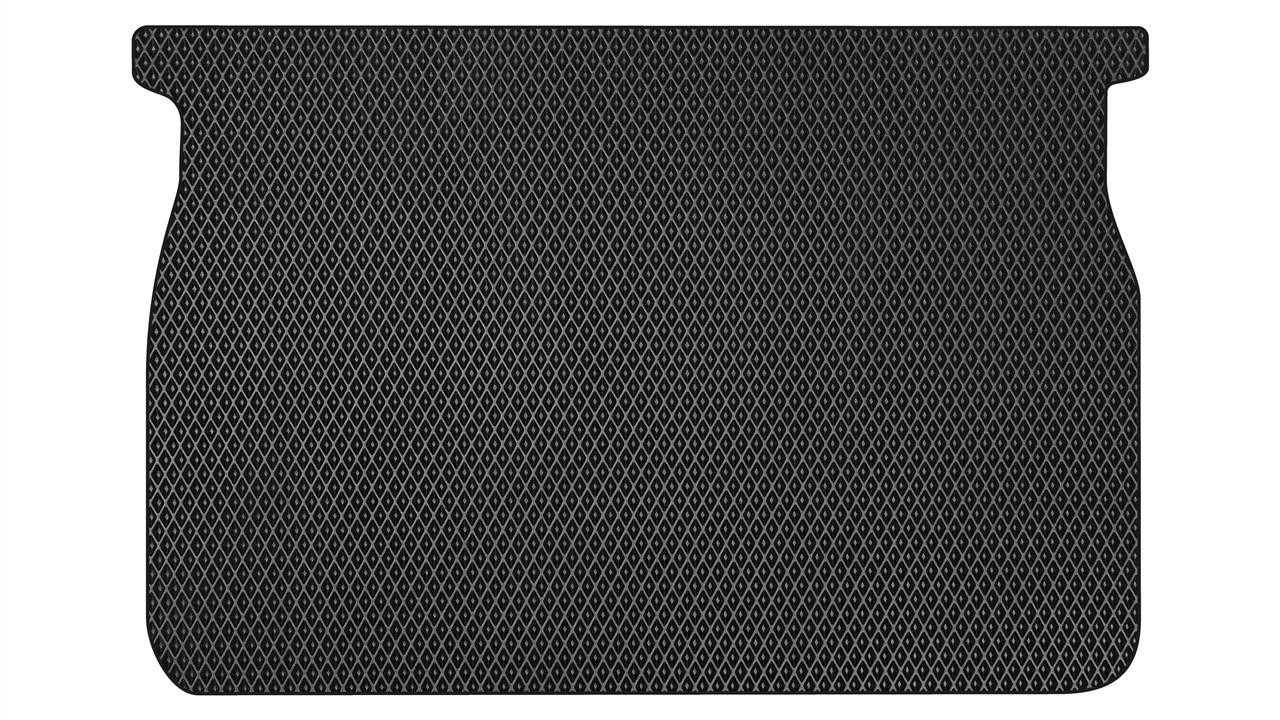 EVAtech PT1707B1RBB Trunk mat for Peugeot 208 (2012-2019), black PT1707B1RBB