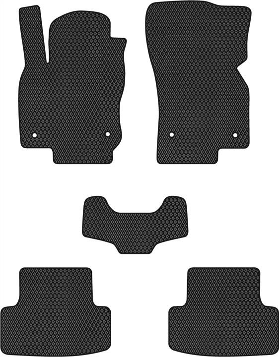 EVAtech SK1631C5AV4RBB Floor mats for Skoda Karoq (2018-), black SK1631C5AV4RBB
