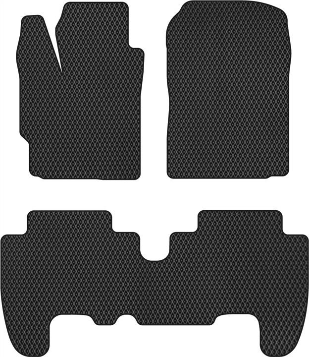 EVAtech TY3397Z3RBB Floor mats for Toyota Yaris (2005-2012), schwarz TY3397Z3RBB