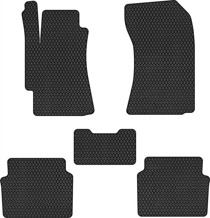 EVAtech SU3755C5RBB Floor mats for Subaru Impreza (2000-2007), black SU3755C5RBB