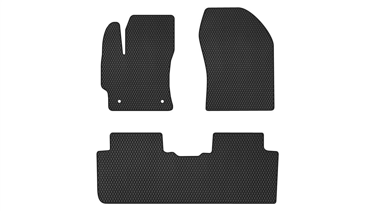 EVAtech TY1697ZV3TL2RBB Floor mats for Toyota Corolla (2018-), black TY1697ZV3TL2RBB