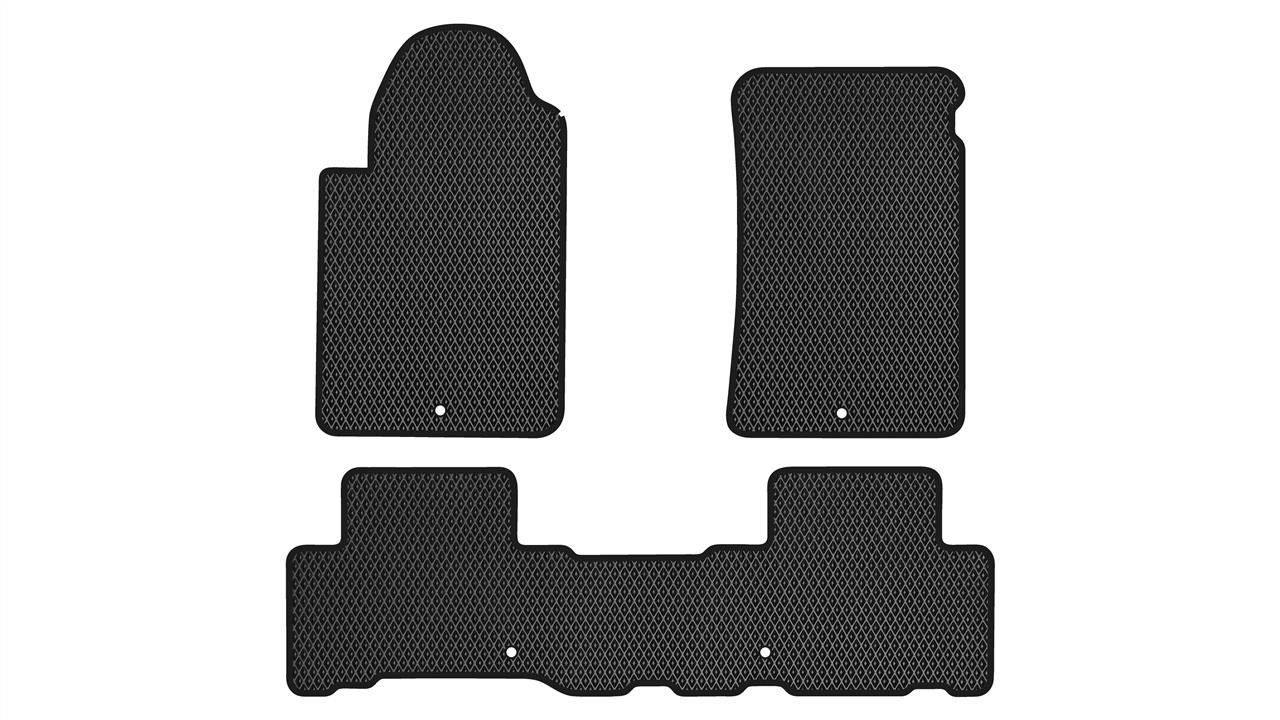 EVAtech SY51237ZB3LP4RBB Floor mats for SsangYong Rexton W (2012-2017), schwarz SY51237ZB3LP4RBB