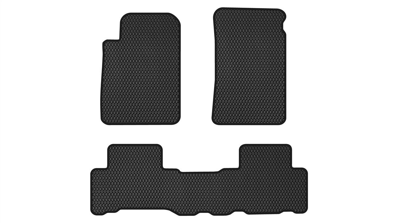 EVAtech SY1973ZB3RBB Floor mats for SsangYong Rexton (2006-2012), black SY1973ZB3RBB