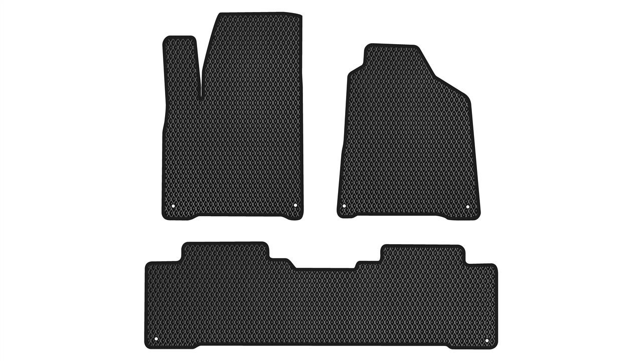 EVAtech SY51011ZV3LA6RBB Floor mats for SsangYong Korando (2012-2019), black SY51011ZV3LA6RBB