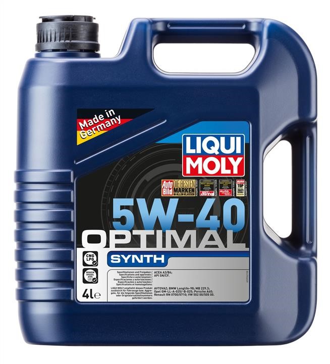 Liqui Moly 3926 Engine oil Liqui Moly Optimal Synth 5W-40, 4L 3926
