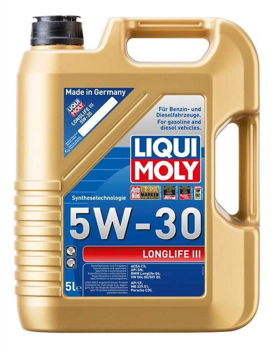 Liqui Moly 20822 Engine oil Liqui Moly Long Life III 5W-30, 5L 20822