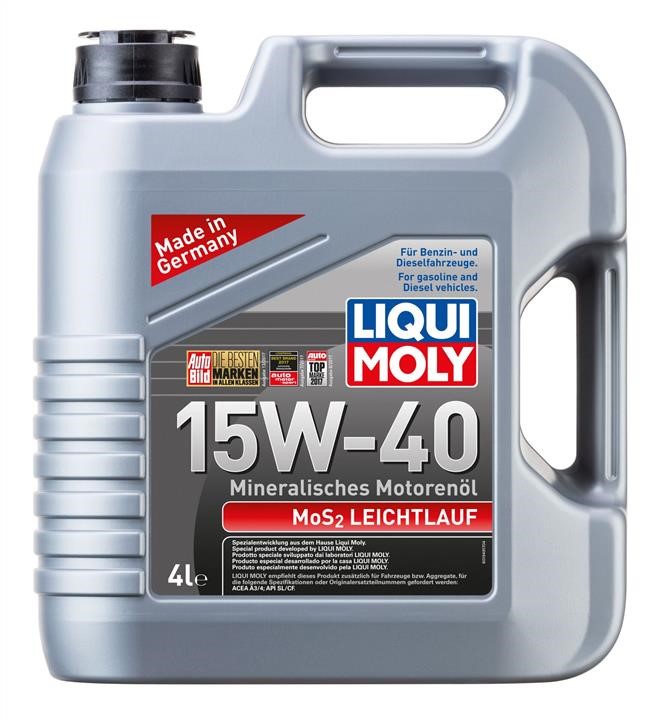 Liqui Moly 2631 Engine oil Liqui Moly MoS2 Leichtlauf 15W-40, 4L 2631