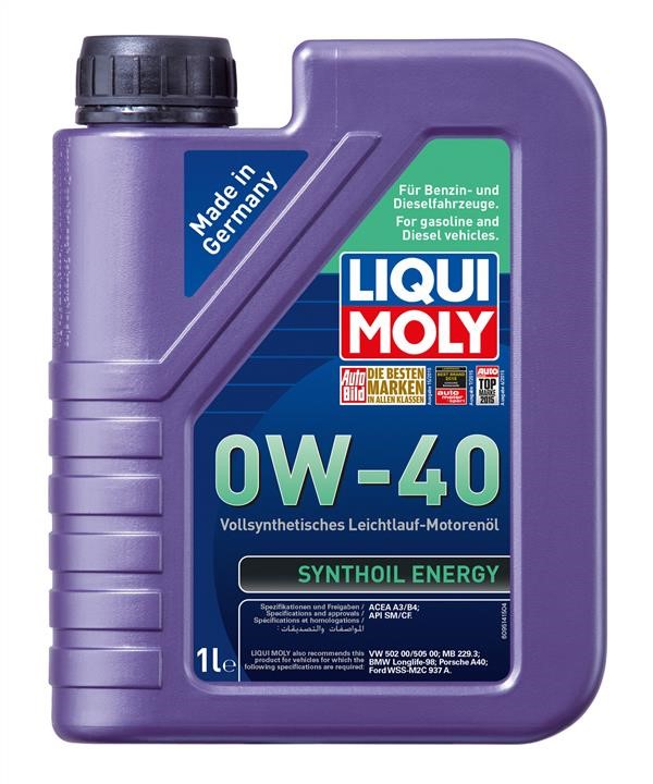 Liqui Moly 9514 Engine oil Liqui Moly Synthoil Energy 0W-40, 1L 9514