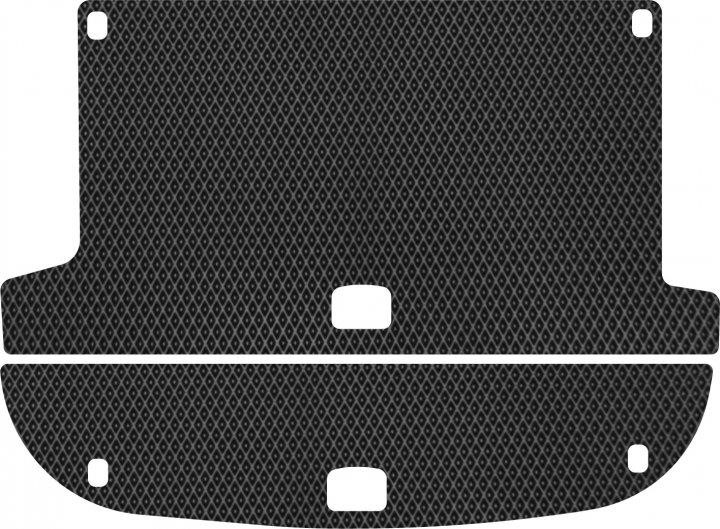 EVAtech HY392BE2RBB Trunk mat for Hyundai Santa FE (2006-2010), black HY392BE2RBB