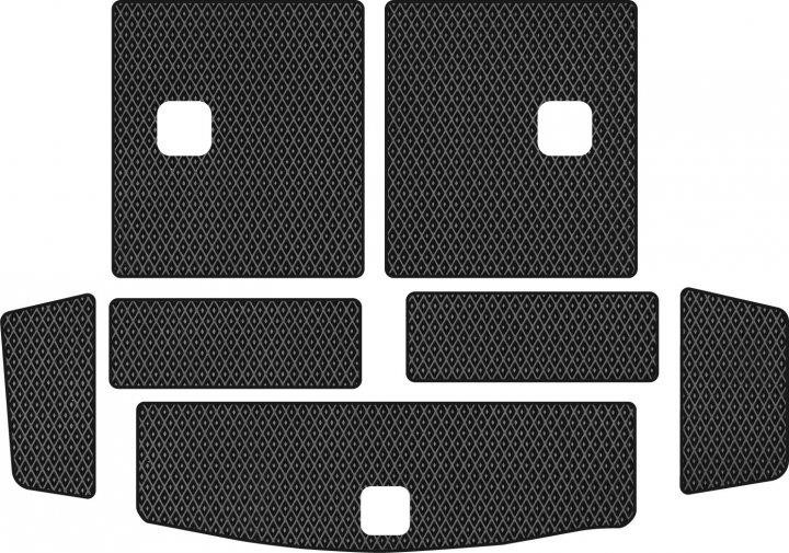 EVAtech CT3172BE7RBB Trunk mat for Chevrolet Captiva (2011-2018), schwarz CT3172BE7RBB