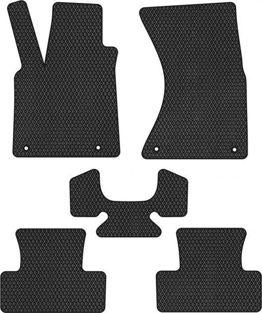 EVAtech AU31576C5AV4RBB Floor mats for Audi Q5 (2008-2012), black AU31576C5AV4RBB