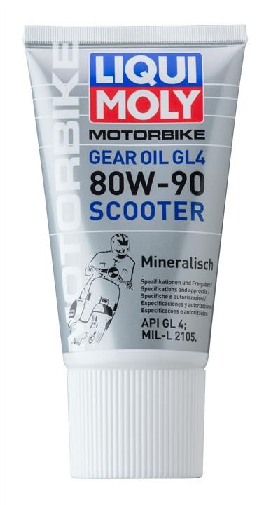 Liqui Moly 5929 Motorbike Gear Oil Liqui Moly, API GL4, 80W-90 Scooter, 150 ml 5929