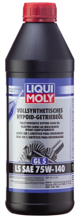 Liqui Moly 1126 Transmission oil Liqui Moly Vollsynthetisches Hypoid-Getriebeöl, API GL5 LS SAE 75W-140, 1 l 1126