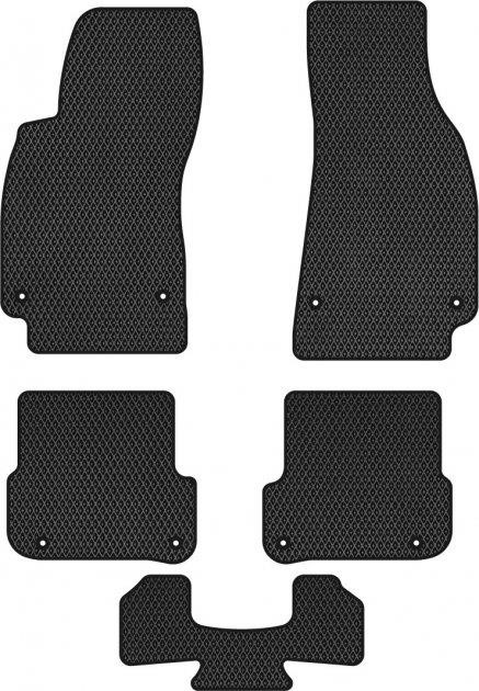 EVAtech AU3165CG5AV8RBB Floor mats for Audi A6 (2008-2011), schwarz AU3165CG5AV8RBB