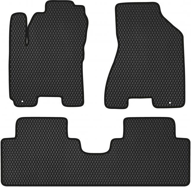 EVAtech KI2954ZV3LA2RBB Floor mats for Kia Sportage (2004-2010), black KI2954ZV3LA2RBB