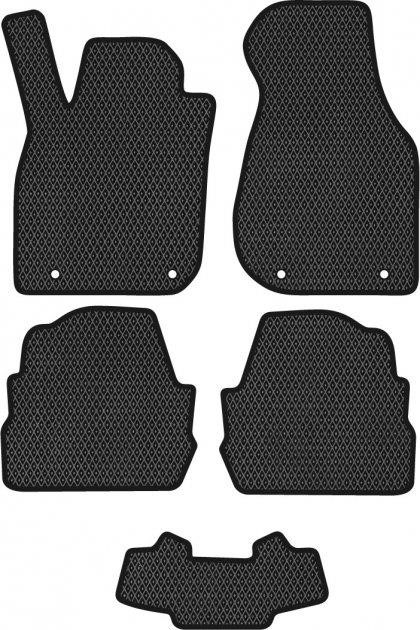 EVAtech AU11083CV5AV4RBB Floor mats for Audi A6 (1997-2001), black AU11083CV5AV4RBB