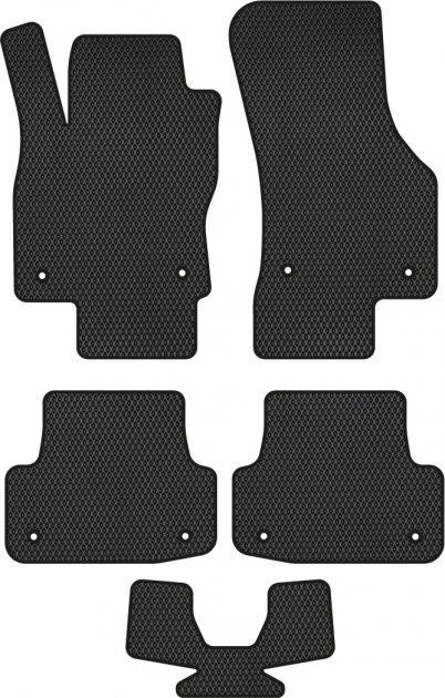 EVAtech AU312CV5AV8RBB Floor mats for Audi A3 (2012-2020), black AU312CV5AV8RBB