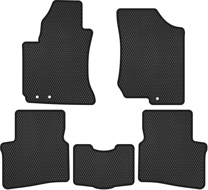 EVAtech KI3103CG5AV3RBB Floor mats for Kia Ceed (2010-2012), black KI3103CG5AV3RBB