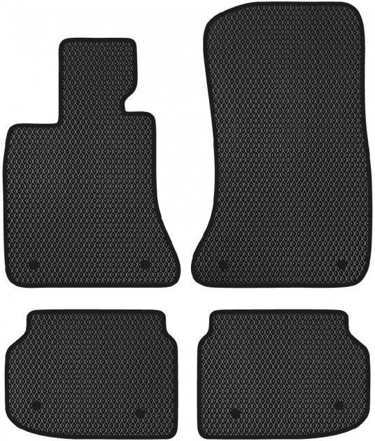 EVAtech BM21676PB4BW8RBB Floor mats for BMW 7 Series (2008-2015), black BM21676PB4BW8RBB