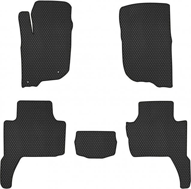 EVAtech MT1681C5LA2RBB Floor mats for Mitsubishi Pajero Sport (2015-), schwarz MT1681C5LA2RBB