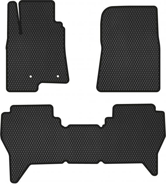 EVAtech MT3578Z3VL2RBB Floor mats for Mitsubishi Pajero (2006-), schwarz MT3578Z3VL2RBB