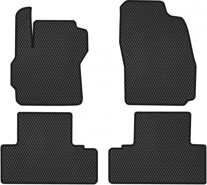 EVAtech MZ11208PV4RBB Floor mats for Mazda 5 (2005-2009), schwarz MZ11208PV4RBB