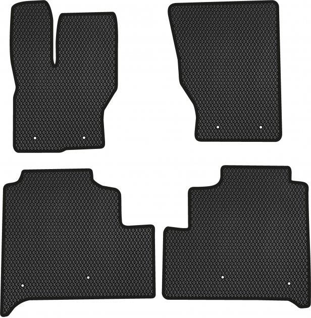 EVAtech LR11216P4LA8RBB Floor mats for Land Rover Range Rover Long (2012-2021), black LR11216P4LA8RBB