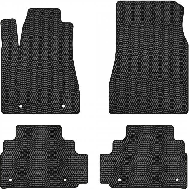 EVAtech LS3567P4AV6RBB Floor mats for Lexus RX (2003-2009), black LS3567P4AV6RBB
