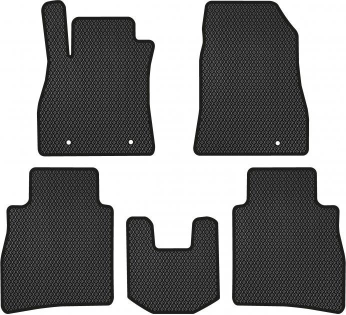 EVAtech NS11331CV5RN3RBB Floor mats for Nissan Sentra (2014-), black NS11331CV5RN3RBB