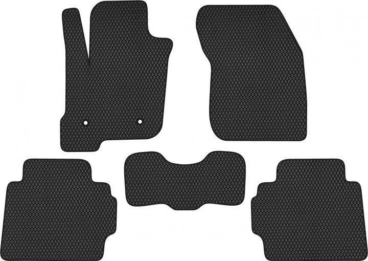 EVAtech FD371CV5FC2RBB Floor mats for Ford Mondeo (2014-), schwarz FD371CV5FC2RBB