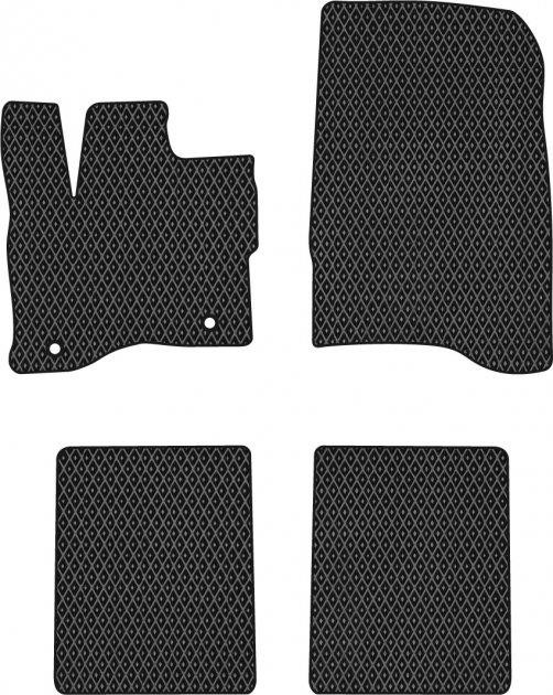 EVAtech FD1452P4FC2RBB Floor mats for Ford Taurus (2016-), black FD1452P4FC2RBB