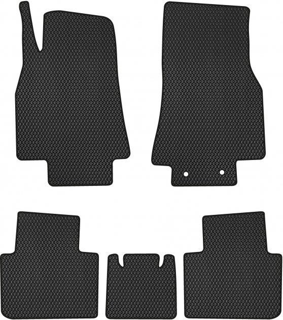 EVAtech MB1794C5BM2RBB Floor mats for Mercedes-Benz B-Class (2005-2011), schwarz MB1794C5BM2RBB