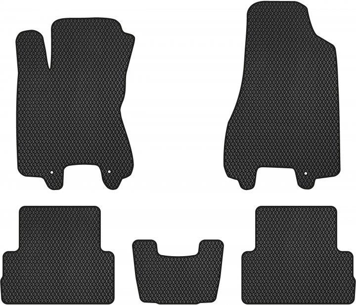 EVAtech NS1818CV5LA4RBB Floor mats for Nissan X-Trail (2007-2010), black NS1818CV5LA4RBB
