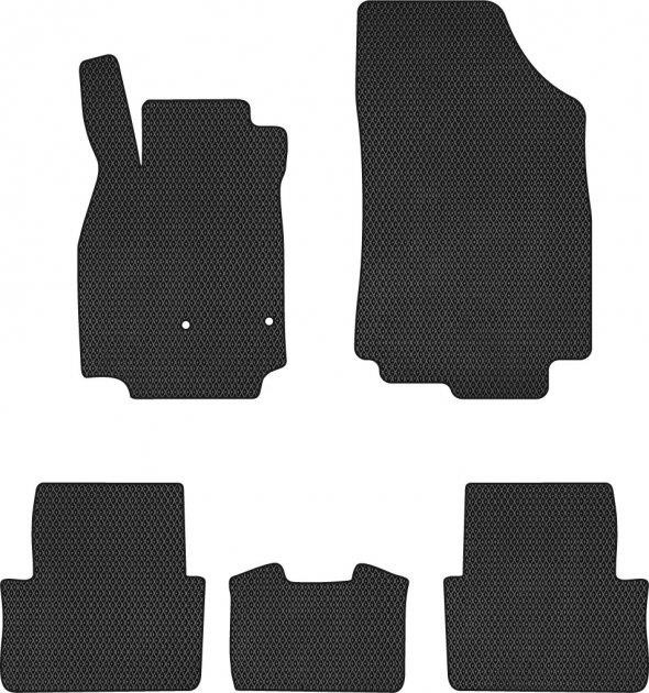 EVAtech RT1632CV4RN2RBB Floor mats for Renault Megane (2008-2016), black RT1632CV4RN2RBB