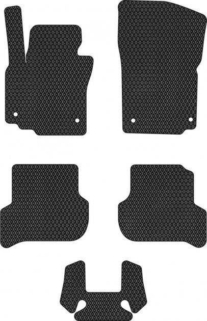 EVAtech VW1877C5AV4RBB Floor mats for Volkswagen Golf (2006-2010), schwarz VW1877C5AV4RBB